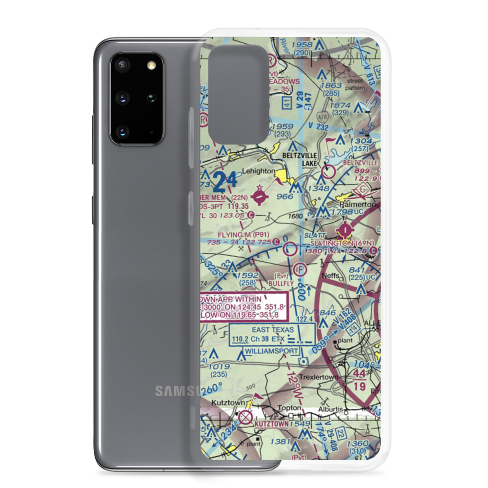 Flying M Aerodrome (P91) VFR Sectional Samsung Case Samsung Galaxy S20 Plus model shown