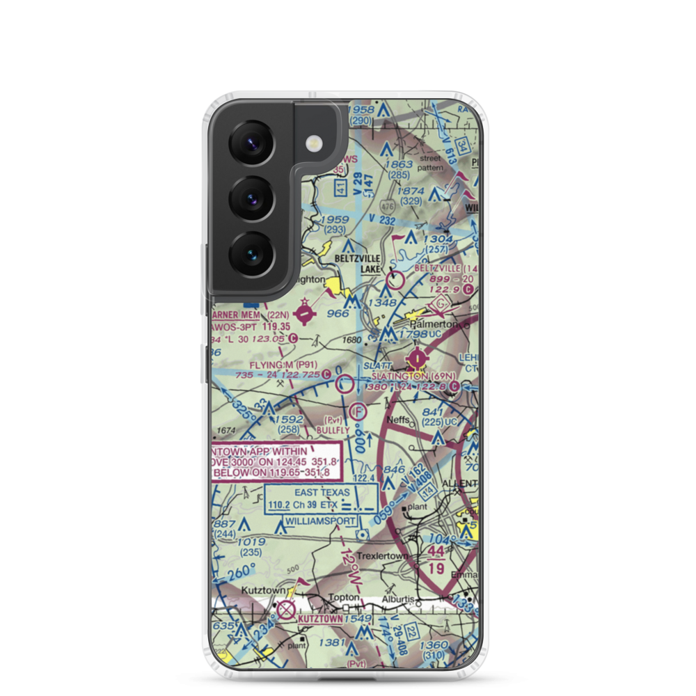 Flying M Aerodrome (P91) VFR Sectional Samsung Case Samsung Galaxy S22 model shown