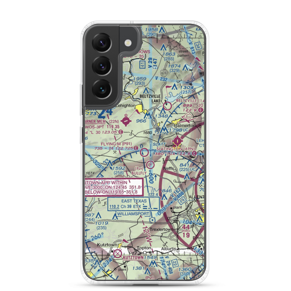 Flying M Aerodrome (P91) VFR Sectional Samsung Case Samsung Galaxy S22 Plus model shown
