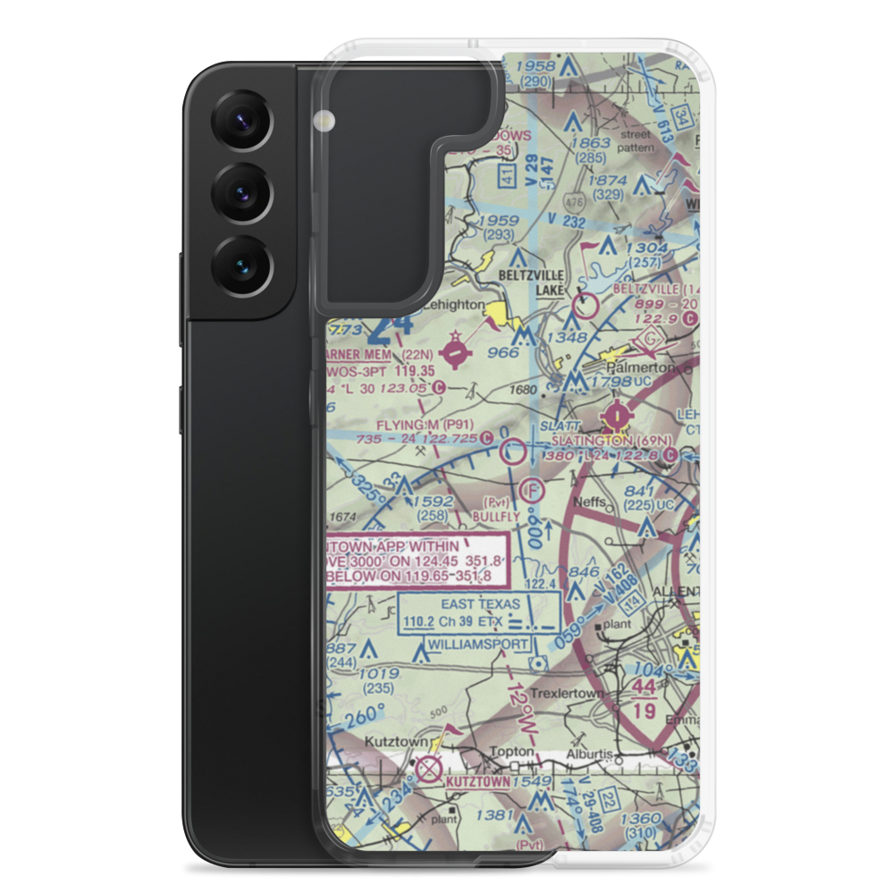 Flying M Aerodrome (P91) VFR Sectional Samsung Case Samsung Galaxy S22 Plus model shown