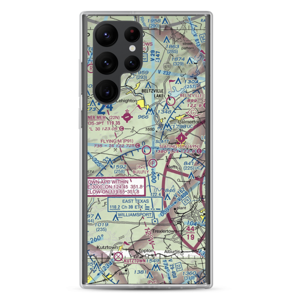 Flying M Aerodrome (P91) VFR Sectional Samsung Case Samsung Galaxy S22 Ultra model shown