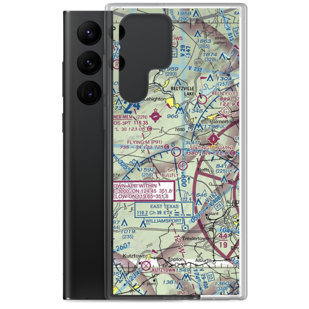 Flying M Aerodrome (P91) VFR Sectional Samsung Case Samsung Galaxy S22 Ultra model shown