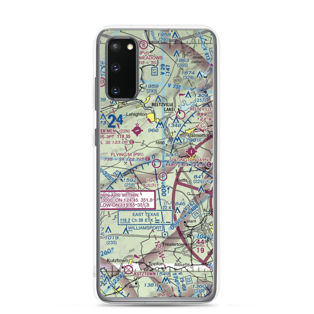 Flying M Aerodrome (P91) VFR Sectional Samsung Case Samsung Galaxy S20 model shown
