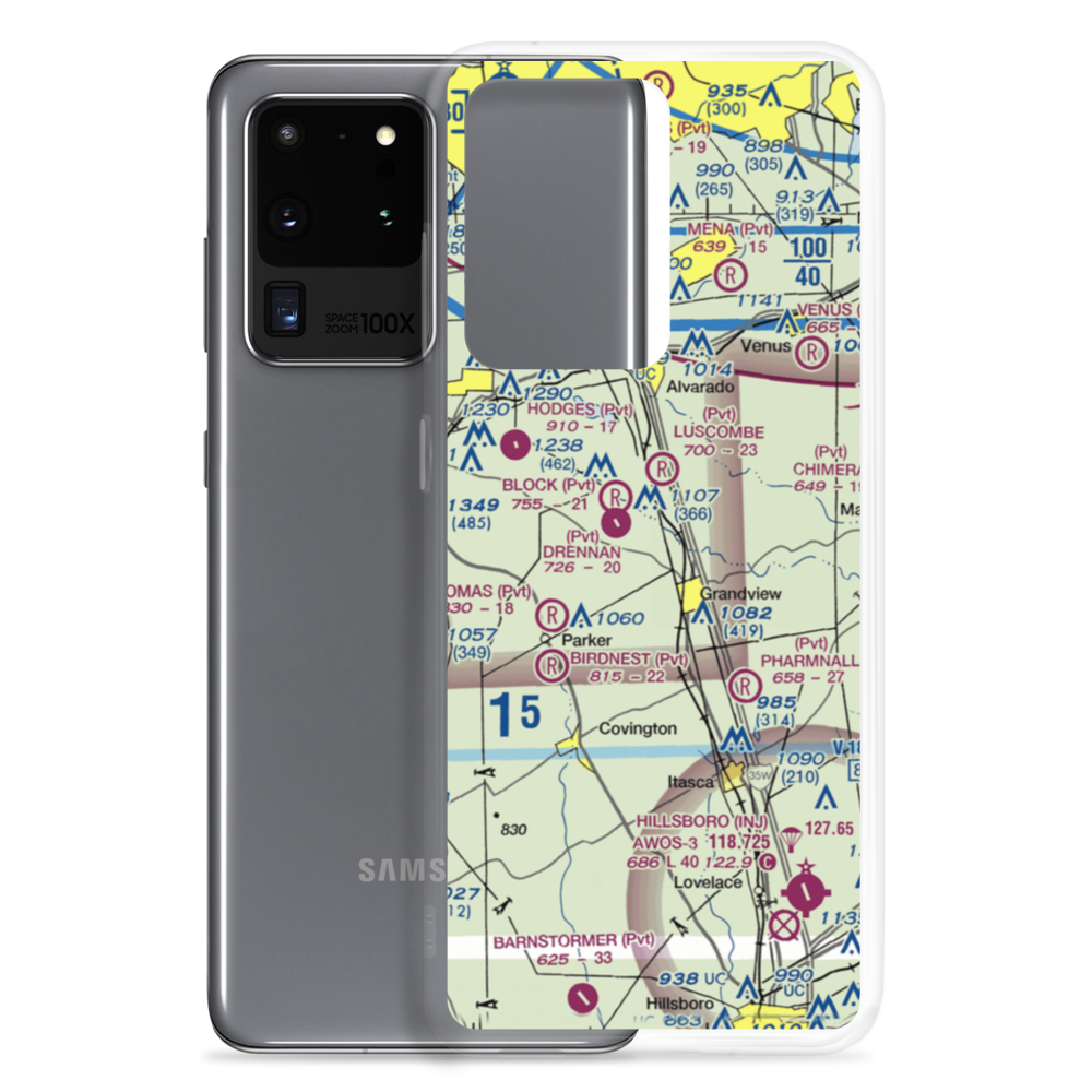 Flying M Ranch Airport (11TE) VFR Sectional Samsung Case Samsung Galaxy S20 Ultra model shown