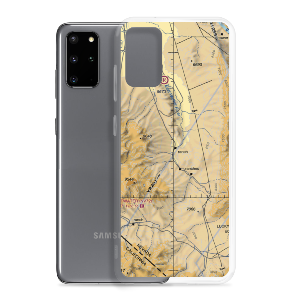 Flying M Ranch Airstrip (US-0001) VFR Sectional Samsung Case Samsung Galaxy S20 Plus model shown