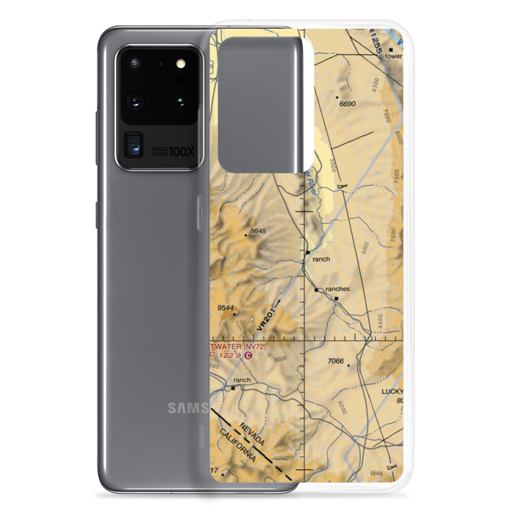 Flying M Ranch Airstrip (US-0001) VFR Sectional Samsung Case Samsung Galaxy S20 Ultra model shown