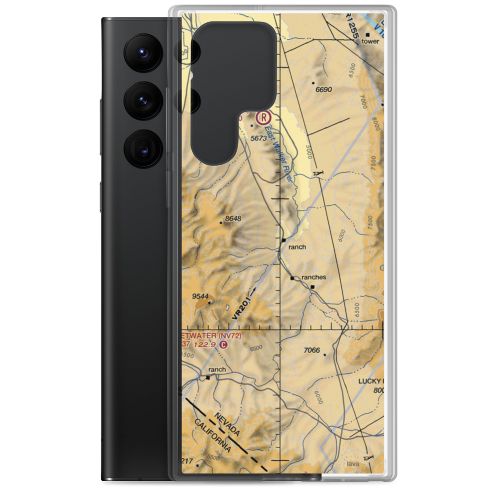 Flying M Ranch Airstrip (US-0001) VFR Sectional Samsung Case Samsung Galaxy S22 Ultra model shown