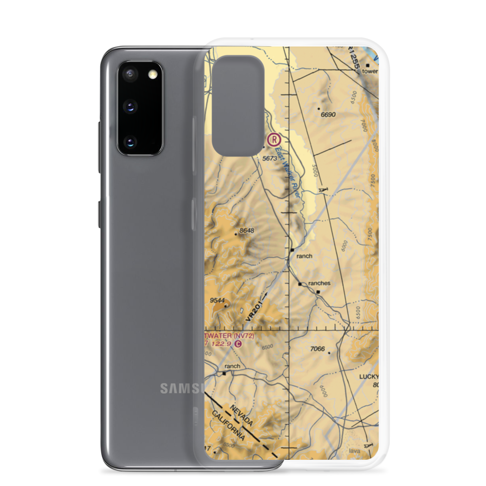 Flying M Ranch Airstrip (US-0001) VFR Sectional Samsung Case Samsung Galaxy S20 model shown