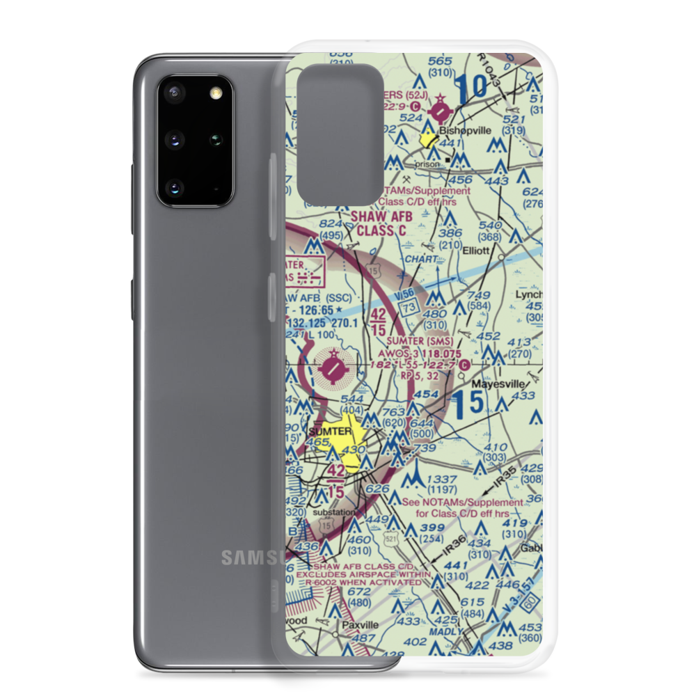 Flying O Airport (00SC) VFR Sectional Samsung Case Samsung Galaxy S20 Plus model shown