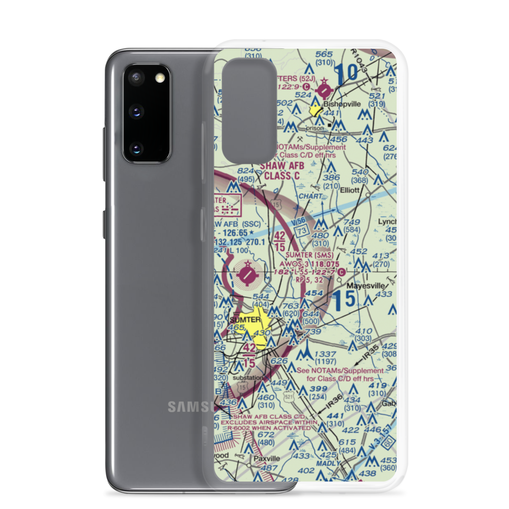 Flying O Airport (00SC) VFR Sectional Samsung Case Samsung Galaxy S20 model shown