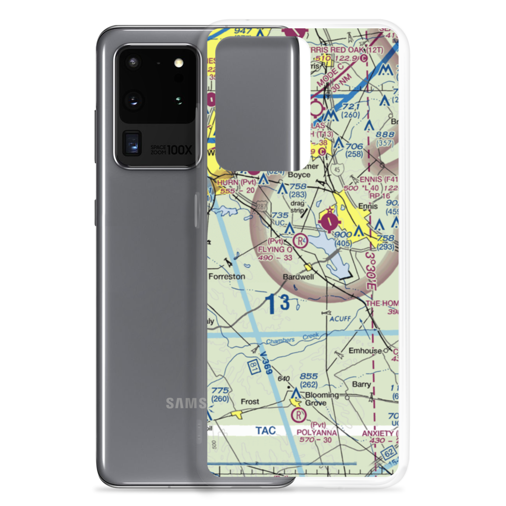 Flying O Airport (TX29) VFR Sectional Samsung Case Samsung Galaxy S20 Ultra model shown