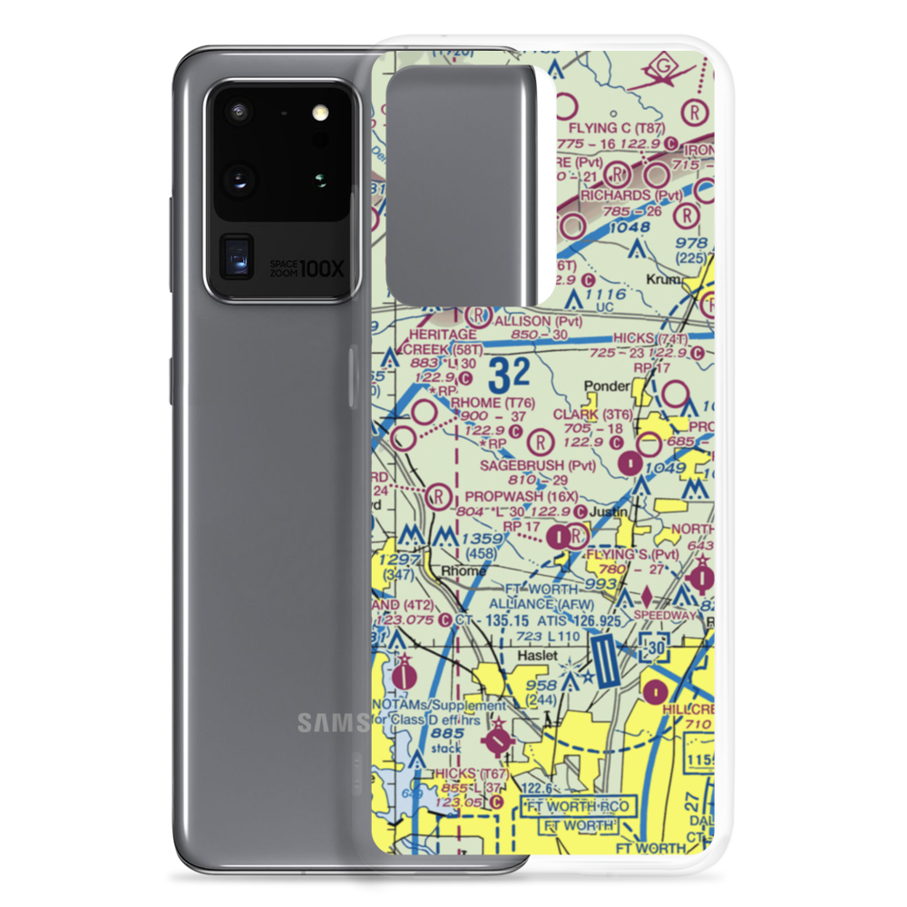 Flying P Airport (3TX7) VFR Sectional Samsung Case Samsung Galaxy S20 Ultra model shown