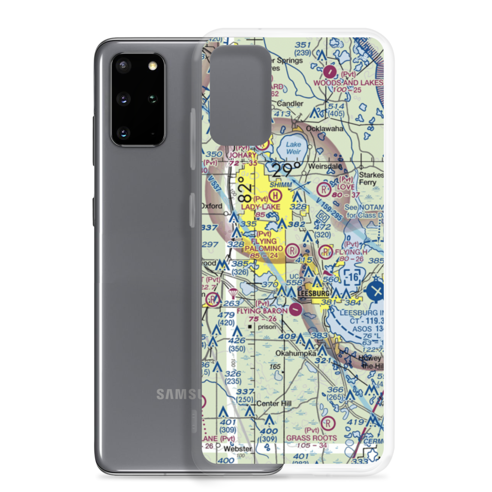 Flying Palomino Ranch Airport (5FA1) VFR Sectional Samsung Case Samsung Galaxy S20 Plus model shown