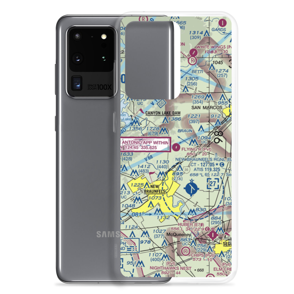 Flying R Ranch Airport (77TS) VFR Sectional Samsung Case Samsung Galaxy S20 Ultra model shown