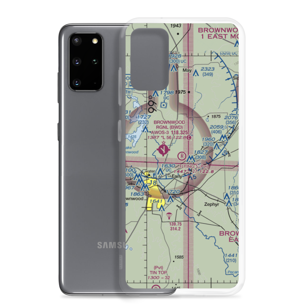 Flying S Air Ranch Airport (10XS) VFR Sectional Samsung Case Samsung Galaxy S20 Plus model shown