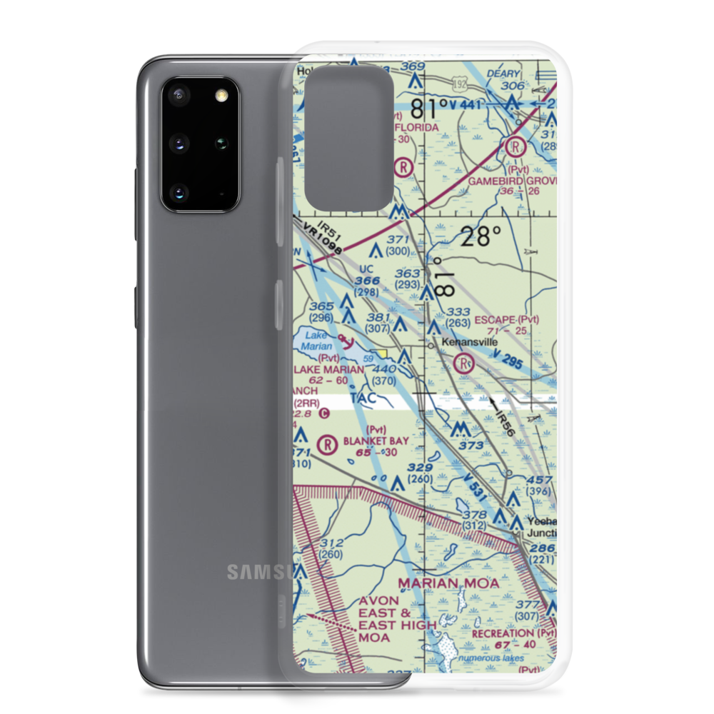 Flying S Ranch Airport (33FL) VFR Sectional Samsung Case Samsung Galaxy S20 Plus model shown