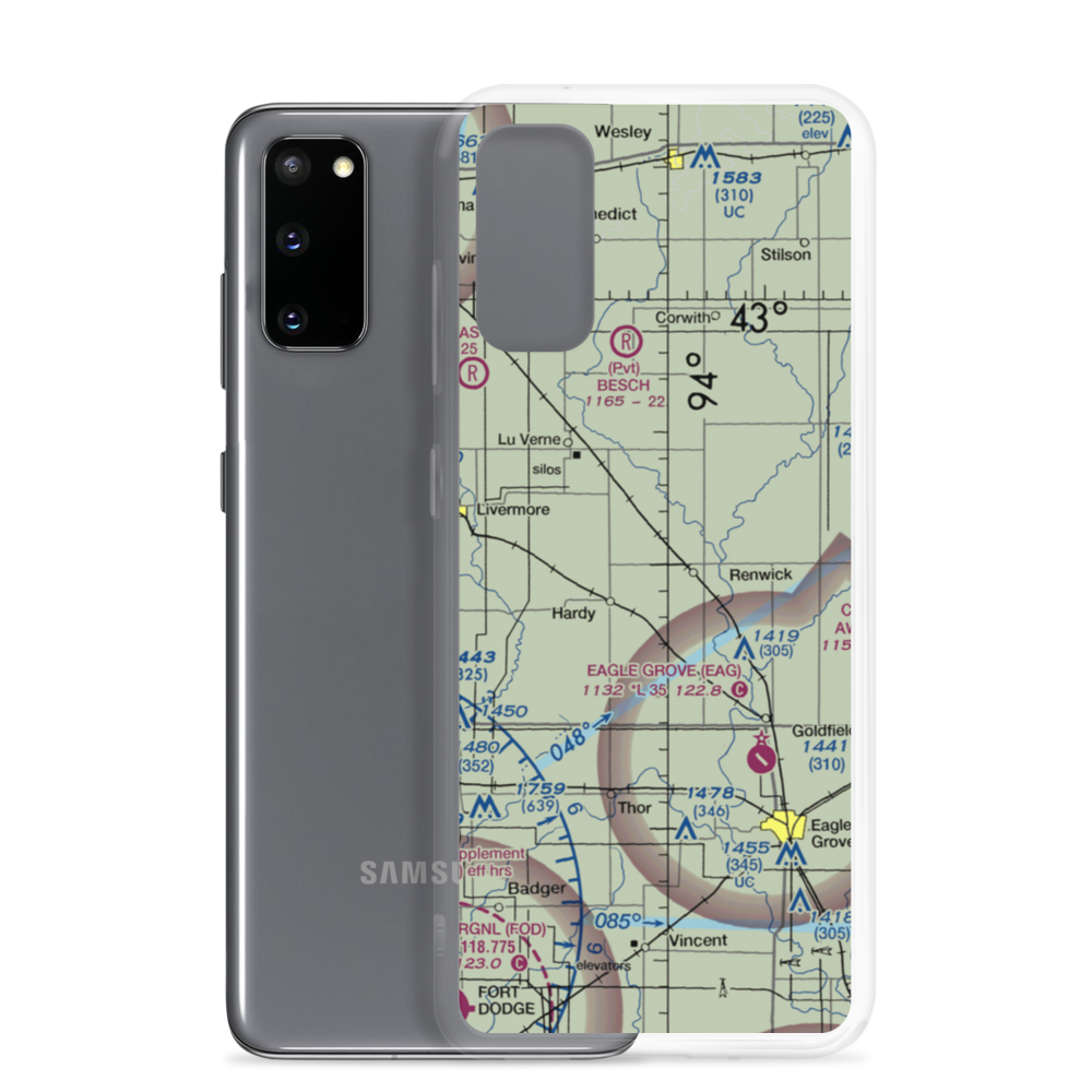 Flying S Ranch Airport (5IA6) VFR Sectional Samsung Case Samsung Galaxy S20 model shown