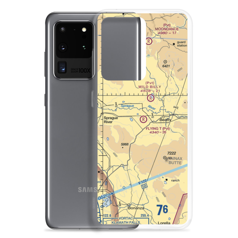 Flying T Ranch Airport (5OR4) VFR Sectional Samsung Case Samsung Galaxy S20 Ultra model shown