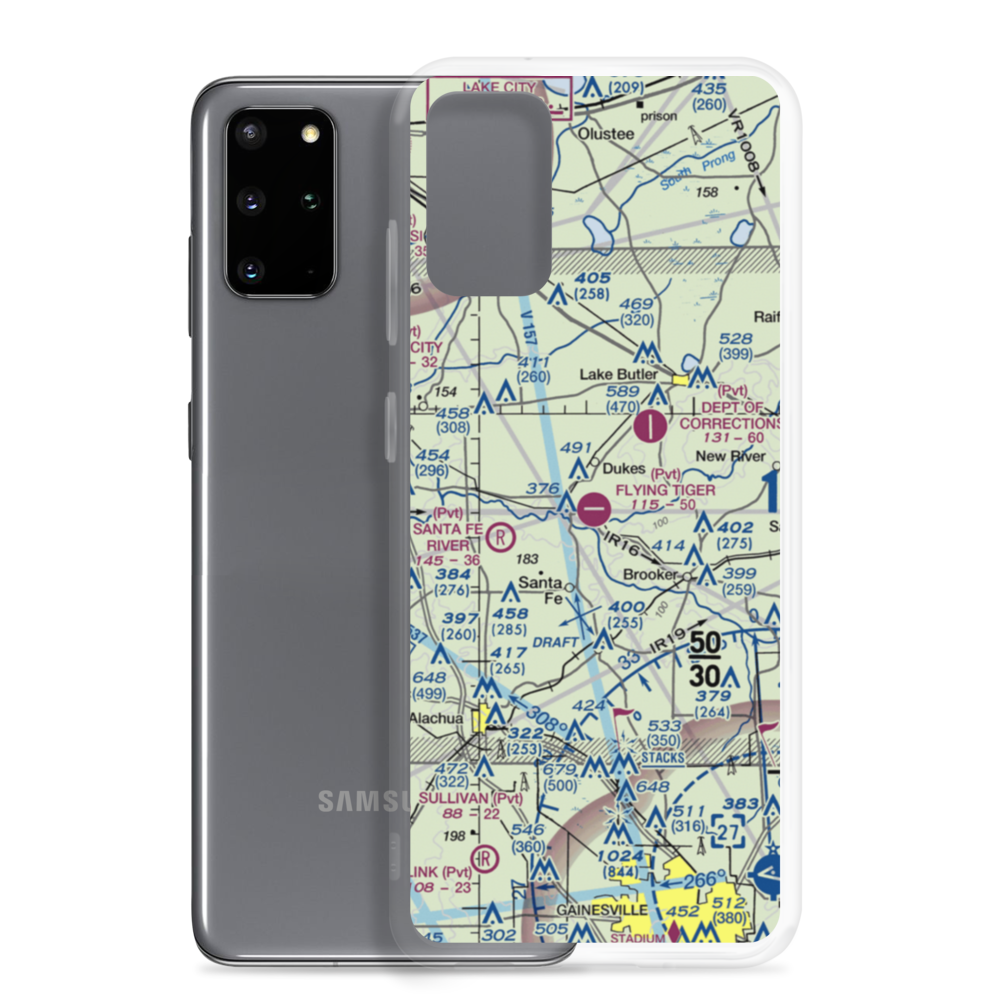 Flying Tiger Field (FL54) VFR Sectional Samsung Case Samsung Galaxy S20 Plus model shown