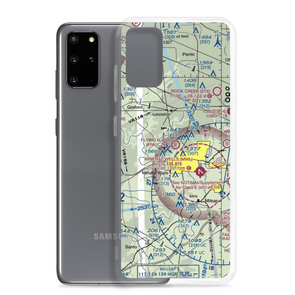 Flying U Airport (0TS7) VFR Sectional Samsung Case Samsung Galaxy S20 Plus model shown