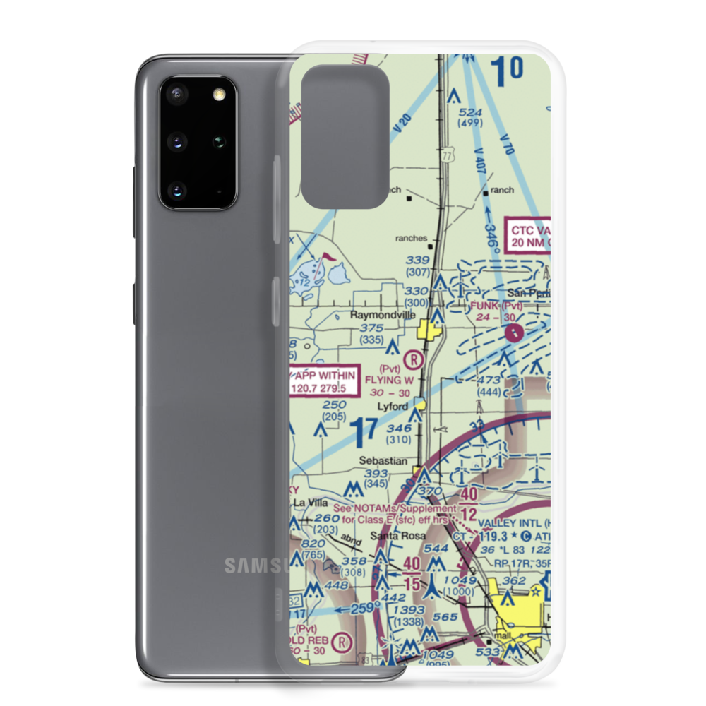 Flying W Airport (XS56) VFR Sectional Samsung Case Samsung Galaxy S20 Plus model shown