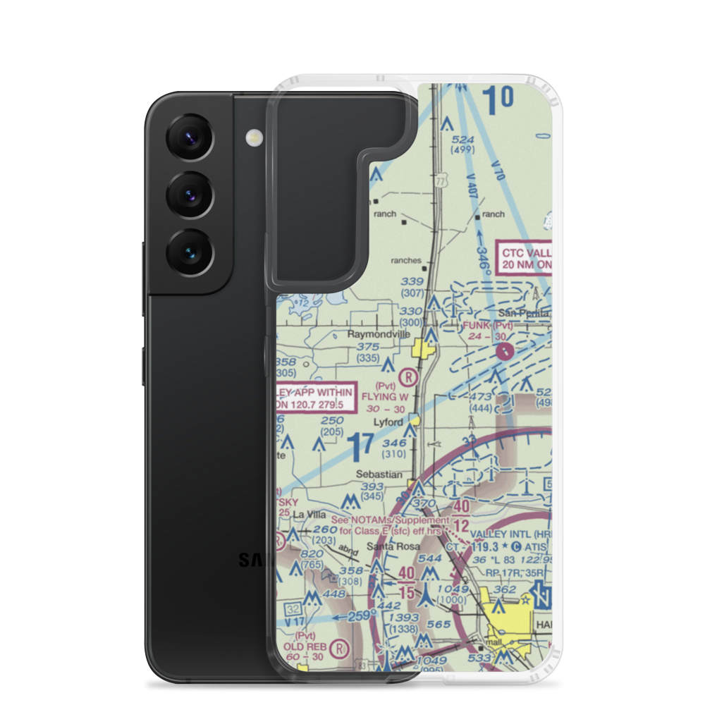 Flying W Airport (XS56) VFR Sectional Samsung Case Samsung Galaxy S22 model shown
