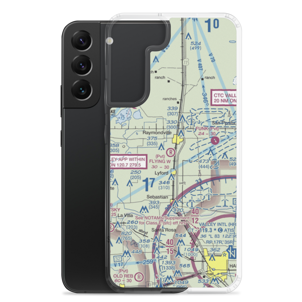 Flying W Airport (XS56) VFR Sectional Samsung Case Samsung Galaxy S22 Plus model shown