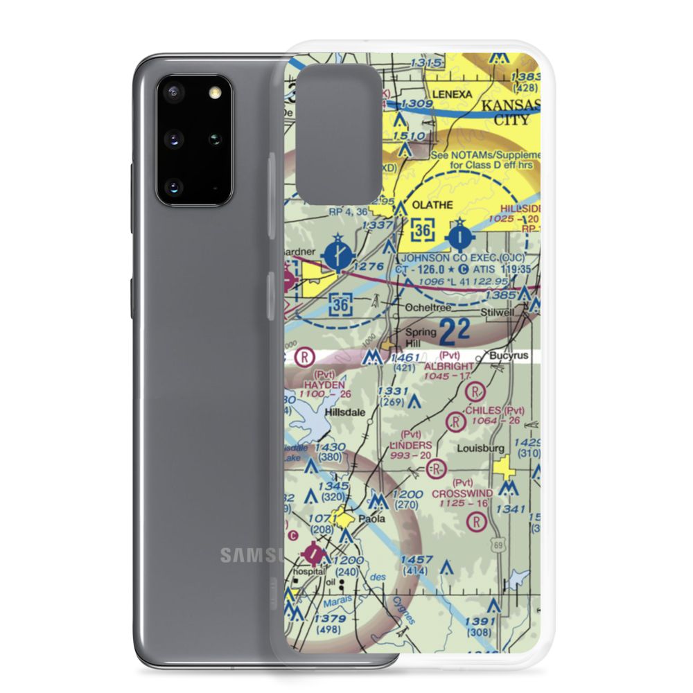 Flying Z Ranch Airport (41KS) VFR Sectional Samsung Case Samsung Galaxy S20 Plus model shown