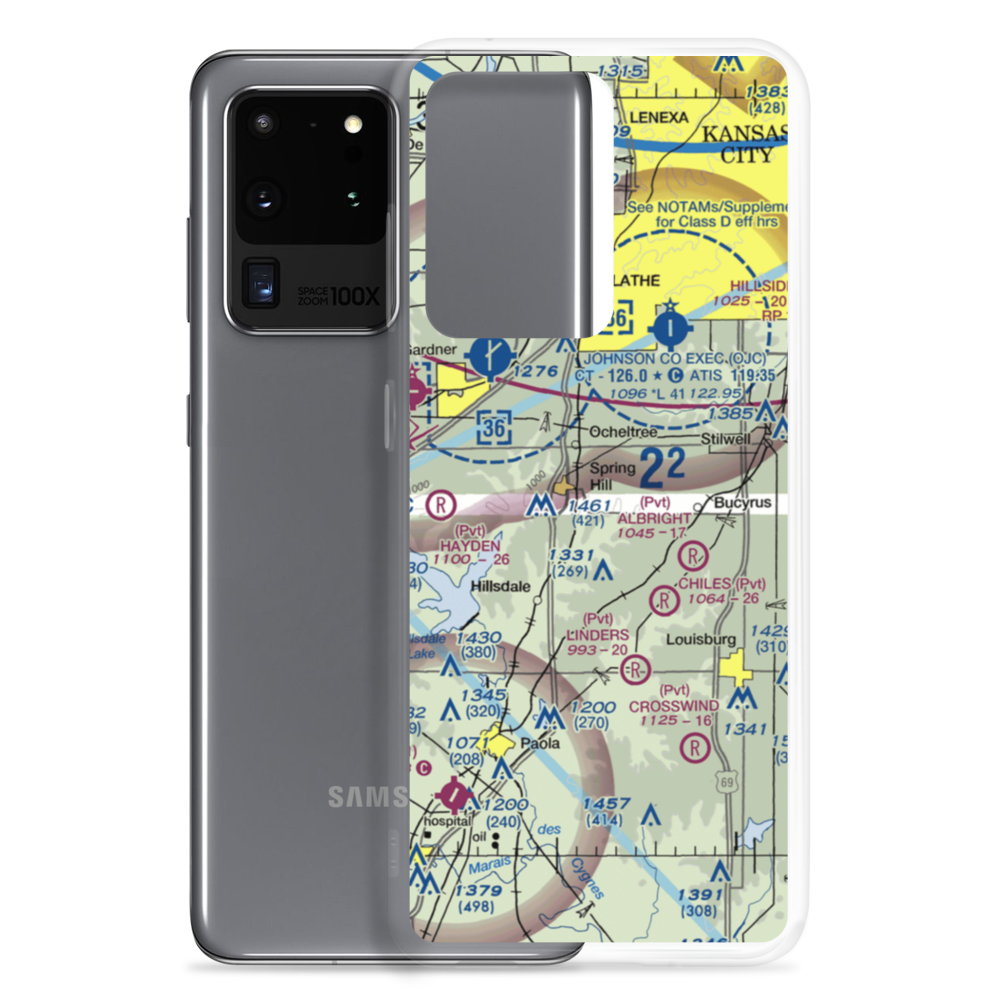 Flying Z Ranch Airport (41KS) VFR Sectional Samsung Case Samsung Galaxy S20 Ultra model shown