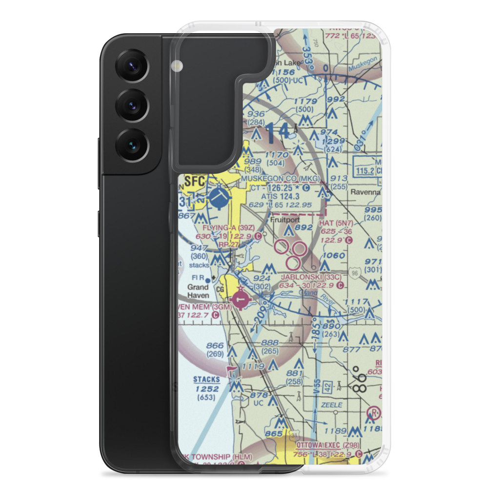 Flying-A-Ranch Airport (39Z) VFR Sectional Samsung Case Samsung Galaxy S22 Plus model shown