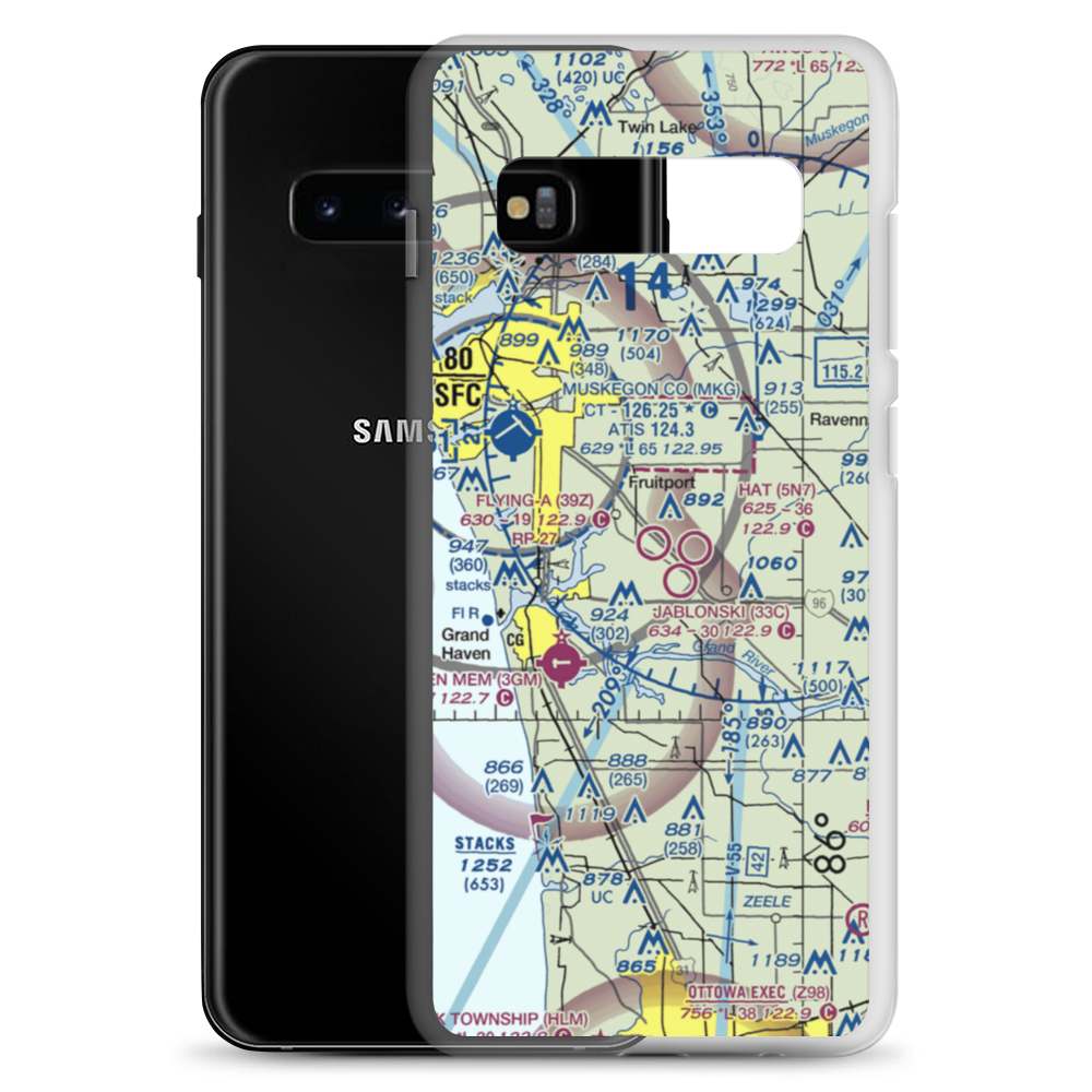 Flying-A-Ranch Airport (39Z) VFR Sectional Samsung Case Samsung Galaxy S10+ model shown
