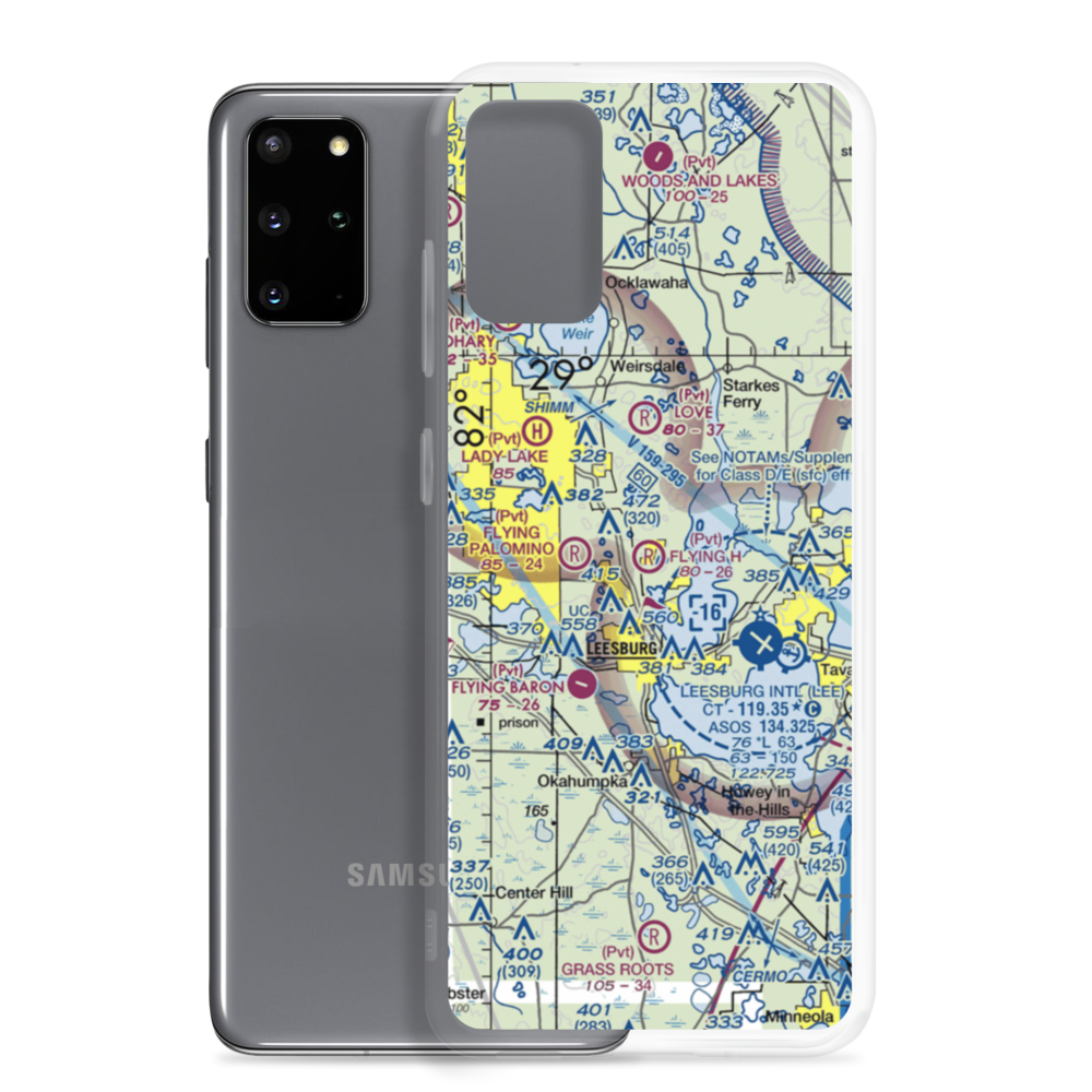 Flying-H Airport (FL99) VFR Sectional Samsung Case Samsung Galaxy S20 Plus model shown