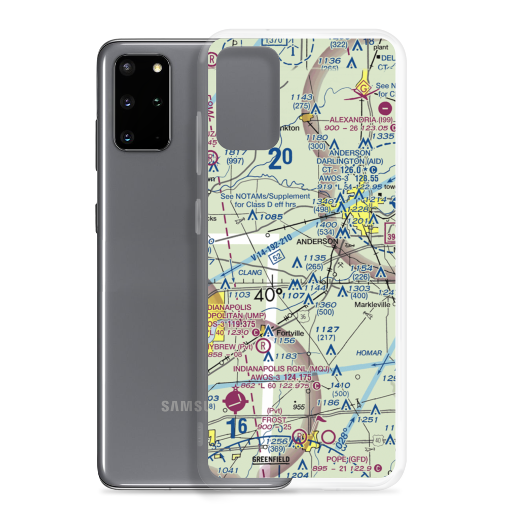 Foghorn Farms Airport (6IN5) VFR Sectional Samsung Case Samsung Galaxy S20 Plus model shown