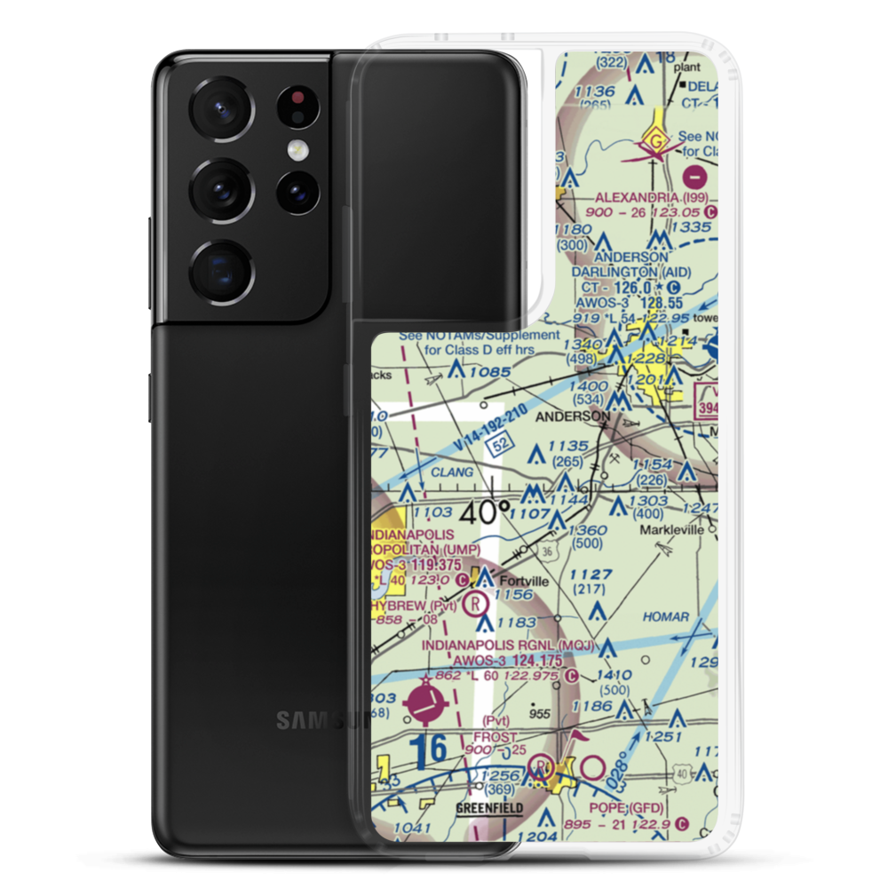 Foghorn Farms Airport (6IN5) VFR Sectional Samsung Case Samsung Galaxy S21 Ultra model shown