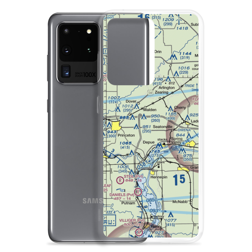 Foley Airport (72LL) VFR Sectional Samsung Case Samsung Galaxy S20 Ultra model shown