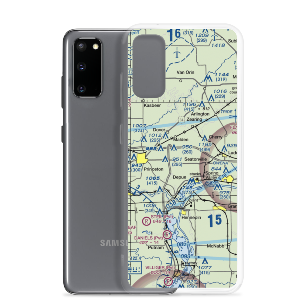 Foley Airport (72LL) VFR Sectional Samsung Case Samsung Galaxy S20 model shown