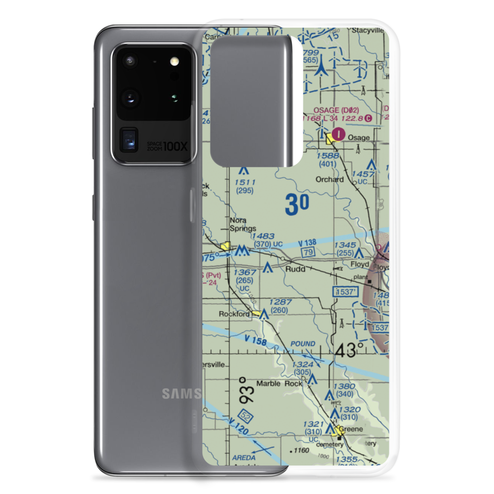 Folkerts Airport (5IA5) VFR Sectional Samsung Case Samsung Galaxy S20 Ultra model shown