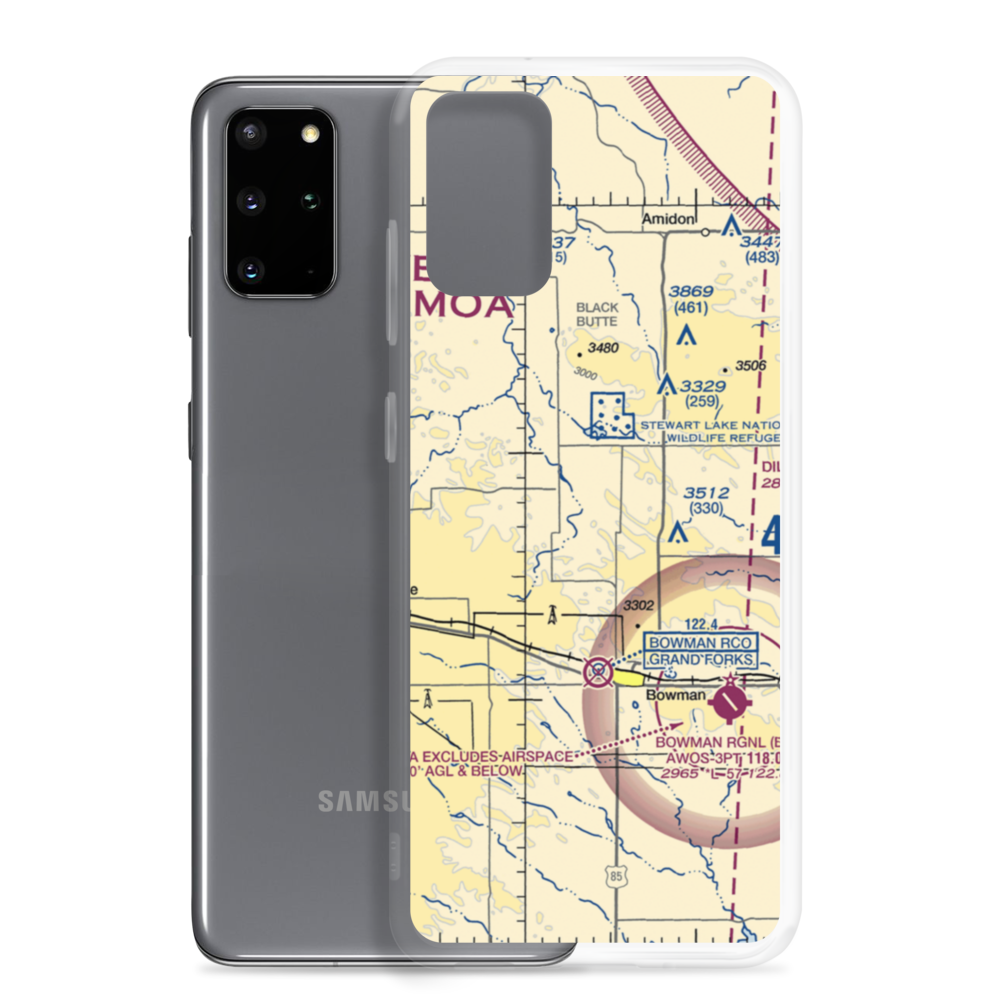 Folske Ranch Airport (78ND) VFR Sectional Samsung Case Samsung Galaxy S20 Plus model shown