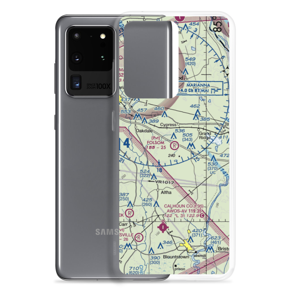 Folsom Airport (2FL3) VFR Sectional Samsung Case Samsung Galaxy S20 Ultra model shown