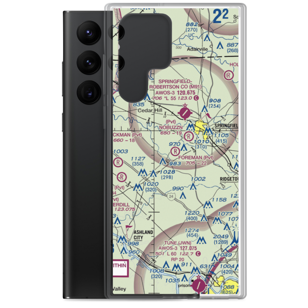 Foreman Field (9TN4) VFR Sectional Samsung Case Samsung Galaxy S22 Ultra model shown