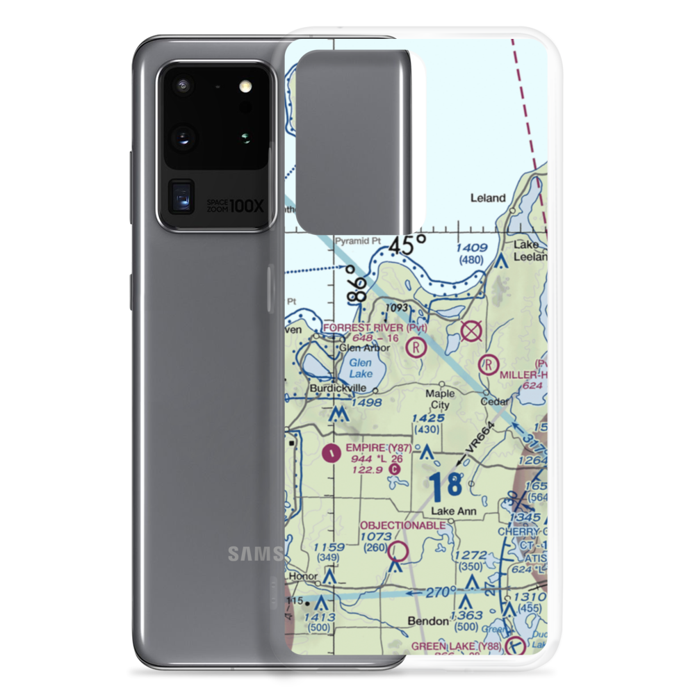 Forrest River Airport (MI02) VFR Sectional Samsung Case Samsung Galaxy S20 Ultra model shown