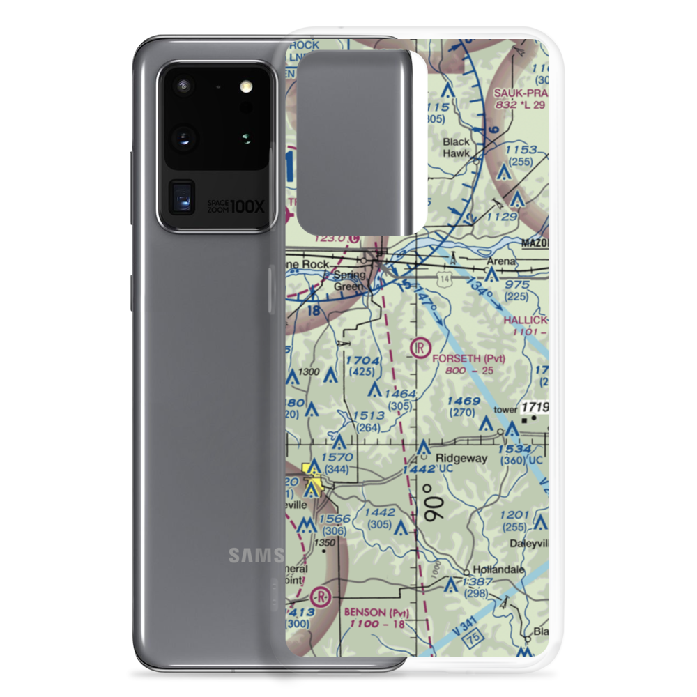Forseth Field (WI61) VFR Sectional Samsung Case Samsung Galaxy S20 Ultra model shown