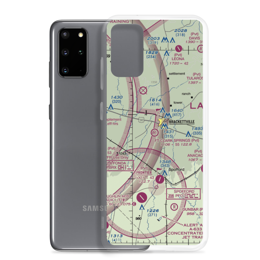 Fort Clark Springs Airport (74TX) VFR Sectional Samsung Case Samsung Galaxy S20 Plus model shown