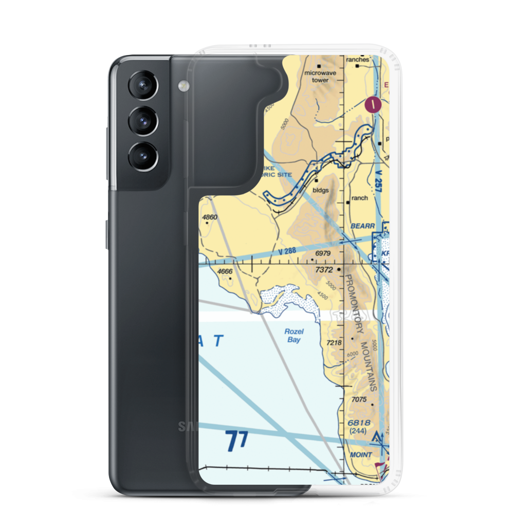 Fort Ranch Airport (2UT3) VFR Sectional Samsung Case Samsung Galaxy S21 model shown