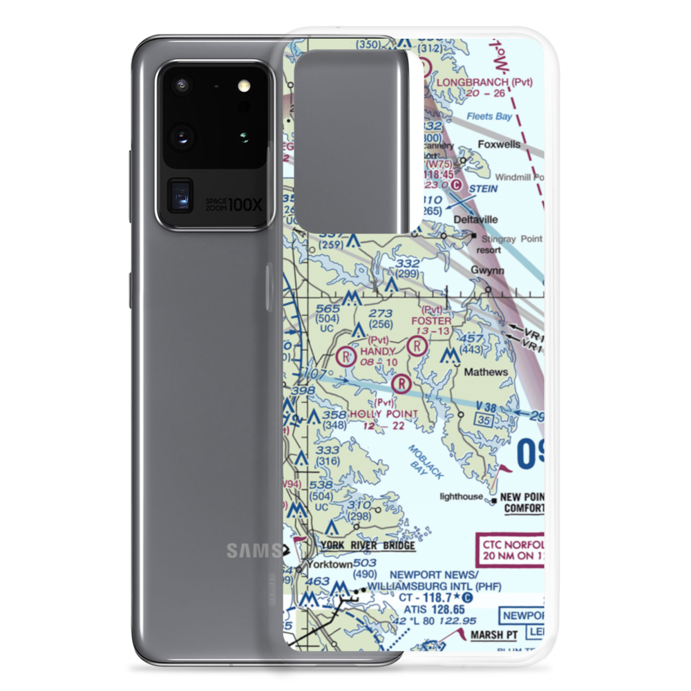 Foster Field (5VG2) VFR Sectional Samsung Case Samsung Galaxy S20 Ultra model shown