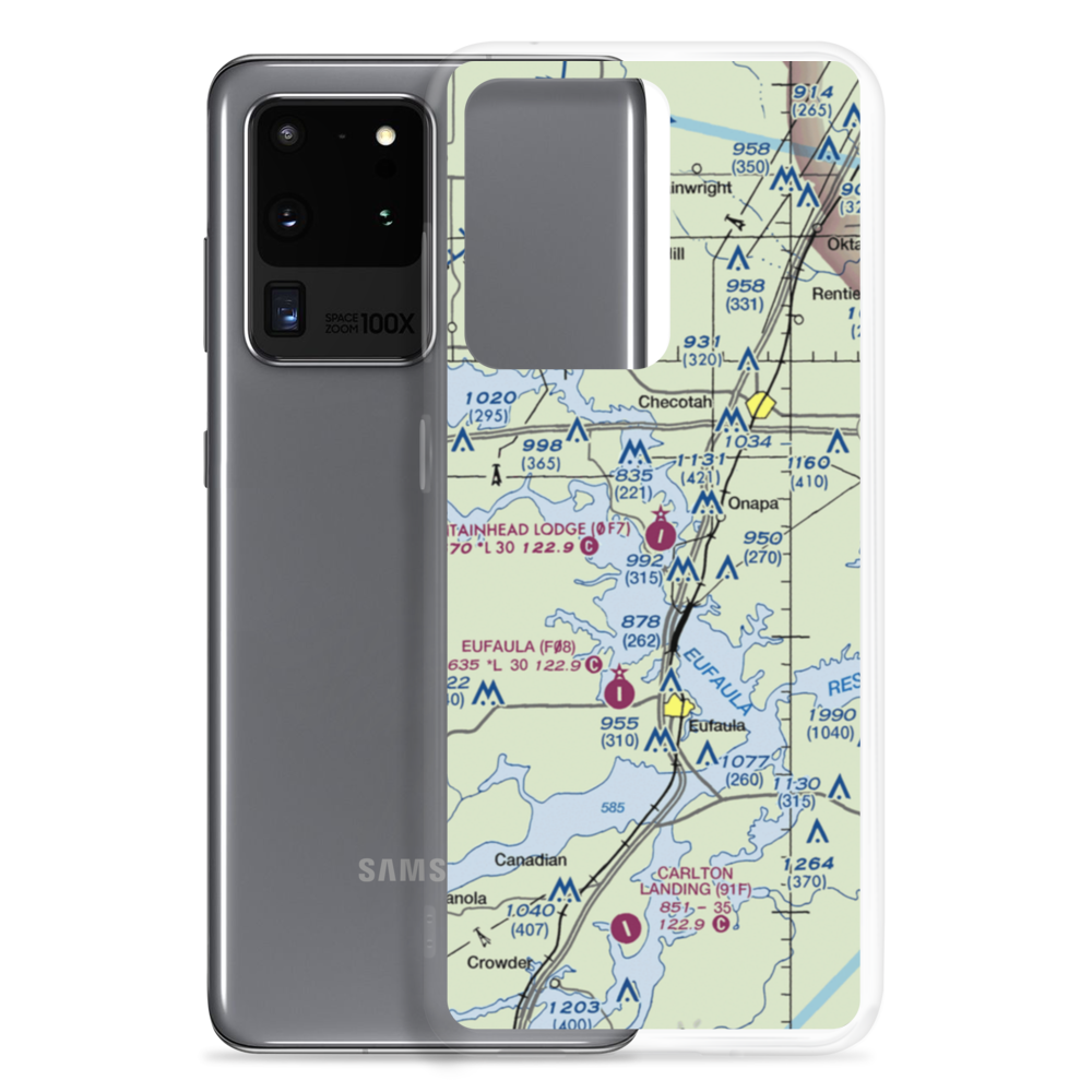 Fountainhead Lodge Airpark (0F7) VFR Sectional Samsung Case Samsung Galaxy S20 Ultra model shown