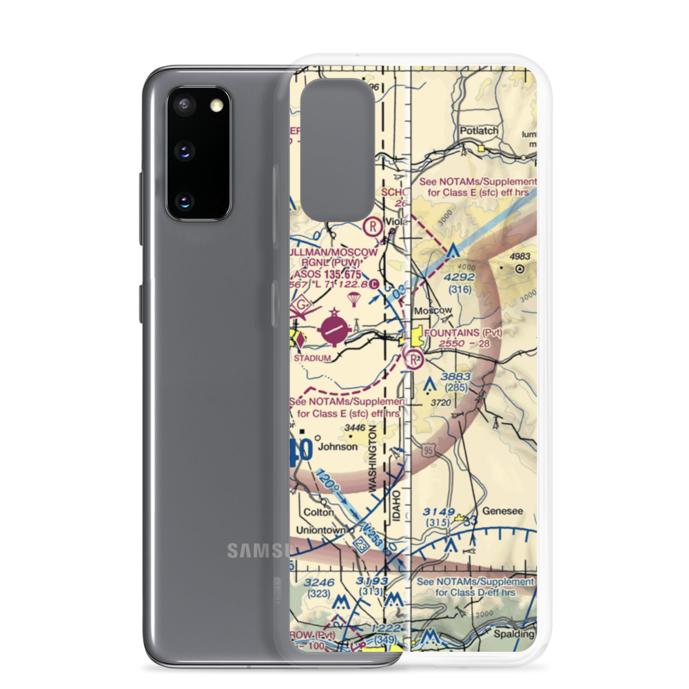 Fountains Airport (ID60) VFR Sectional Samsung Case Samsung Galaxy S20 model shown