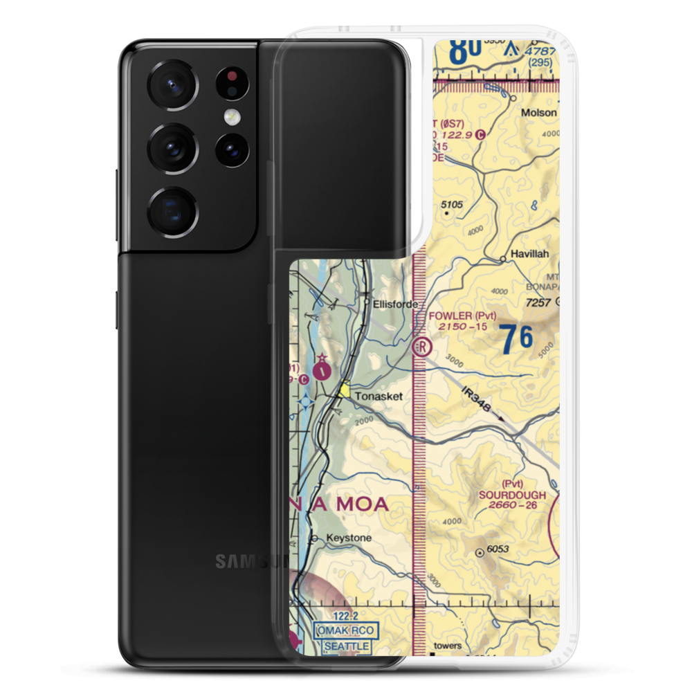 Fowler Field (02WN) VFR Sectional Samsung Case Samsung Galaxy S21 Ultra model shown