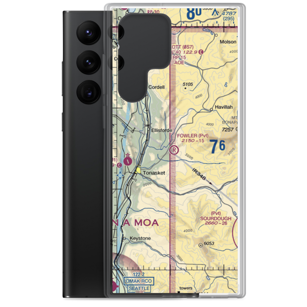 Fowler Field (02WN) VFR Sectional Samsung Case Samsung Galaxy S22 Ultra model shown