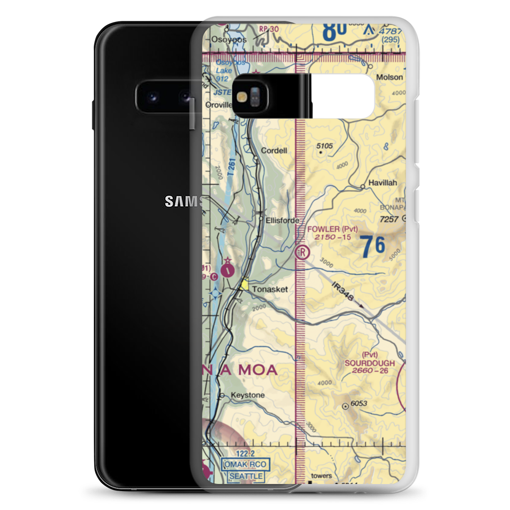 Fowler Field (02WN) VFR Sectional Samsung Case Samsung Galaxy S10+ model shown
